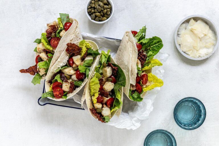 Buntbarsch Wrap Ceasar Style